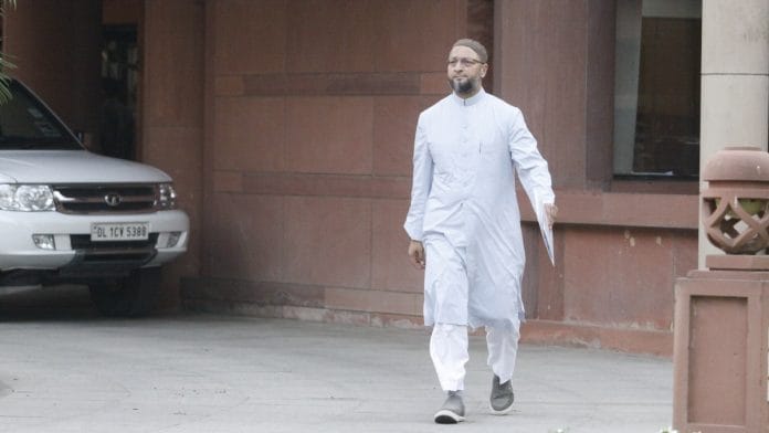 A file photo of AIMIM chief and Hyderabad MP Asaduddin Owaisi. | Photo: Praveen Jain/ThePrint