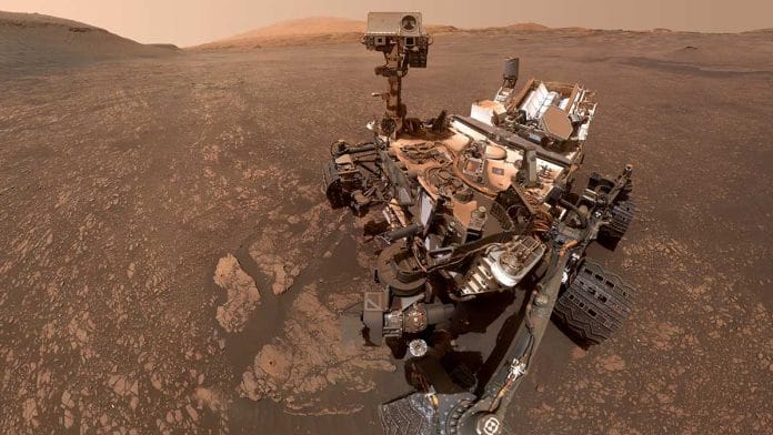 NASA's Curiosity rover on Mars