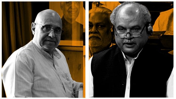 Avinash Khanna and Narendra Singh Tomar | Image: Soham Sen