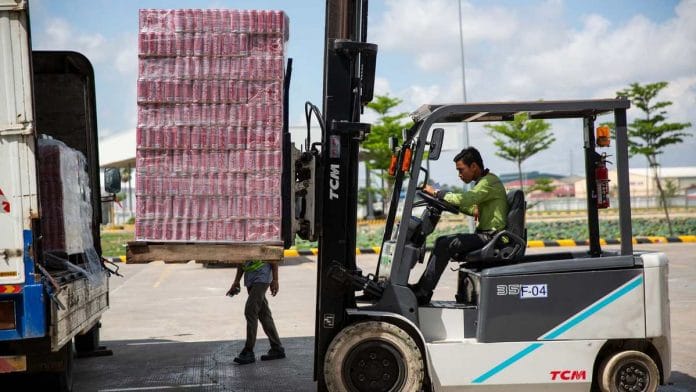 Operations At Coca-Cola's Bottling Plant
