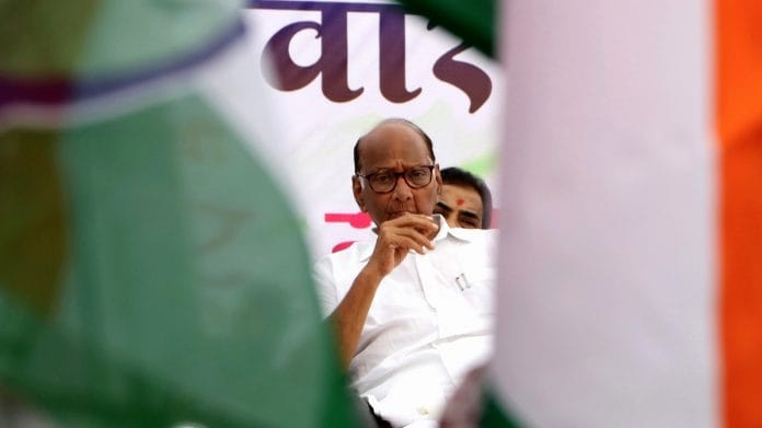 A file photo of NCP chief Sharad Pawar. | Photo: PTI