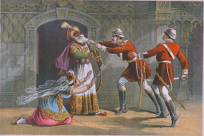 The capture of the 'King of Delhi' by Henry Hodson | Wikimedia Commons
