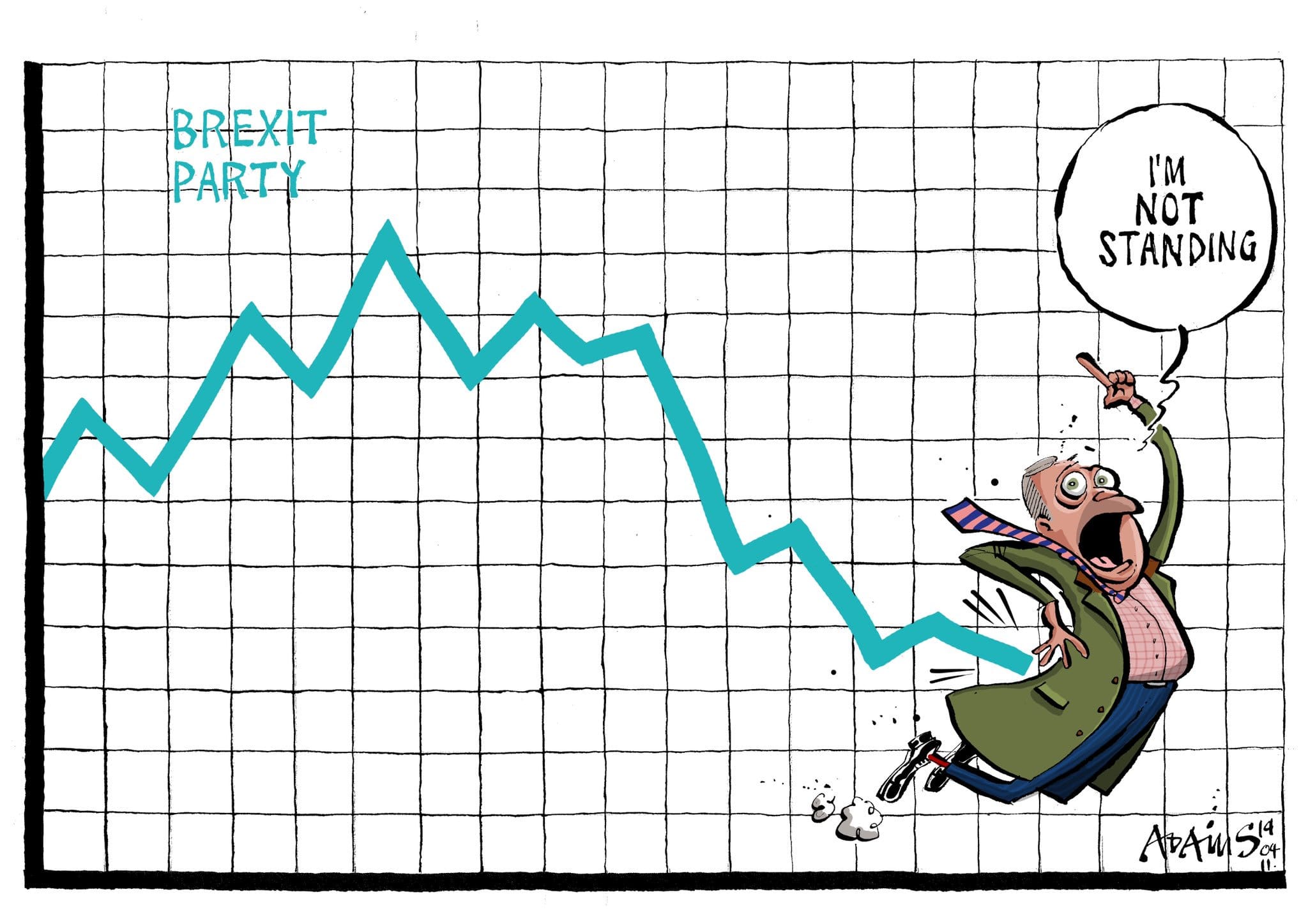 Christian Adams Nigel Farage cartoon