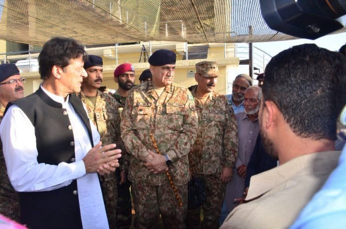Pakistan PM Imran Khan with COAS | Twitter