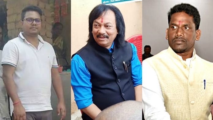 (L-R) Vikash Munda, Raja Peter, and Kundan Pahan | ThePrint