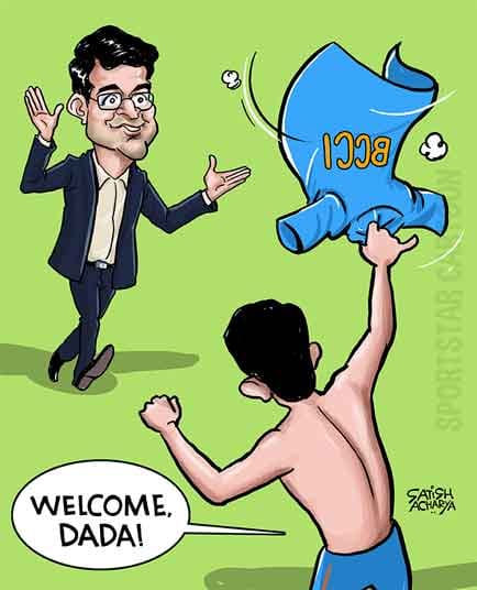 Satish Acharya cartoon