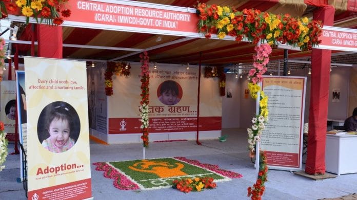 File photo of a Central Adoption Resource Agency fair at Delhi Haat in New Delhi
