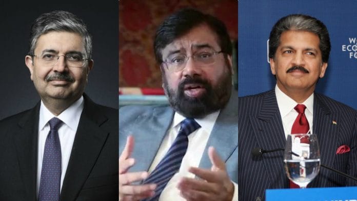 (L-R) Uday Kotak, Harsh Goenka, Anand Mahindra | YouTube