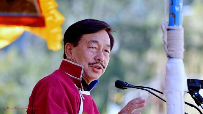 File photo of BJP member Tapir Gao | ThePrint