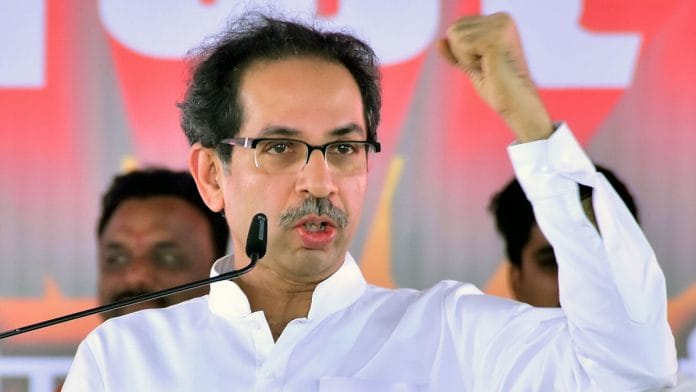 A file photo of Shiv Sena chief Uddhav Thackeray. | Photo: ANI