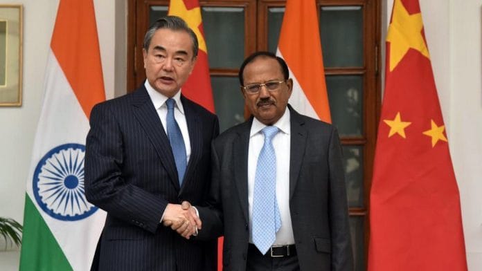 Wang Li and Ajit Doval SR dialogue
