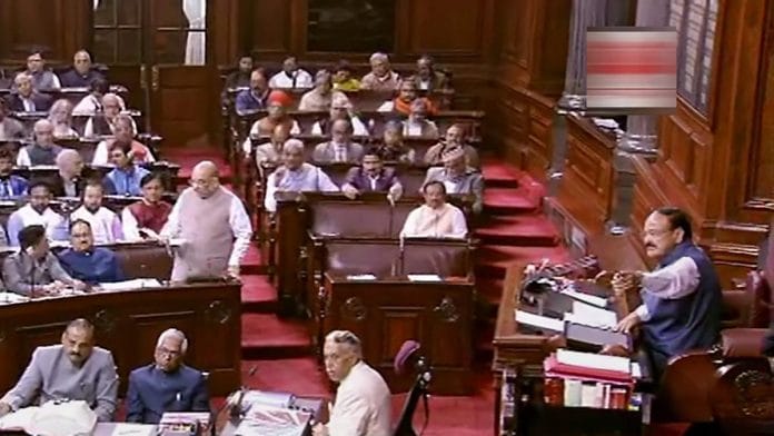 Amit Shah speaks during debate on Citizenship (Amendment) Bill in the Rajya Sabha on 11 December