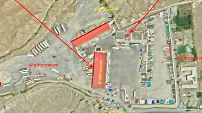 Sost Dry Port on the China-Pakistan Economic Corridor in PoK