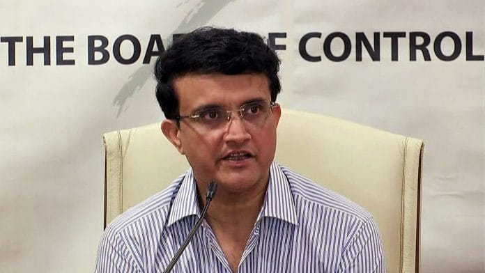BCCI president Sourav Ganguly