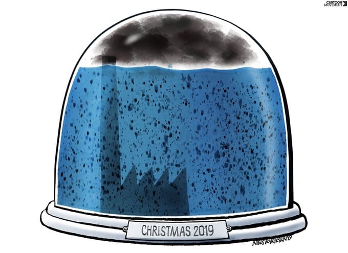 Niels Bo Bojesen cartoon climate crisis