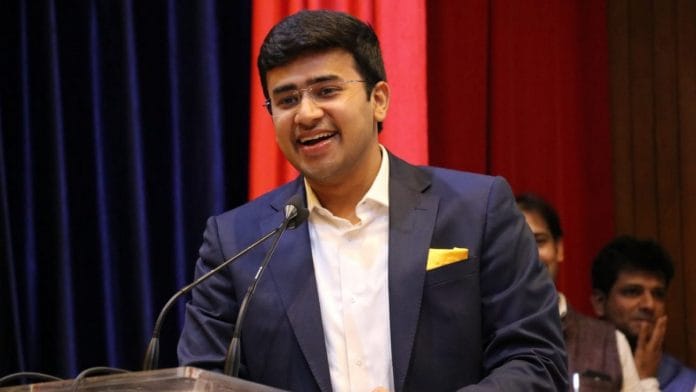 Bengaluru South MP Tejasvi Surya | Twitter | @Tejasvi_Surya