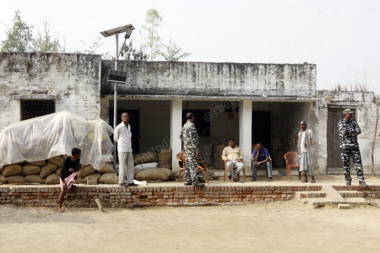 CRPF personnel deployed near the house of the woman allegedly raped by former BJP MLA Kuldeep Singh Sengar | Praveen Jain | ThePrint