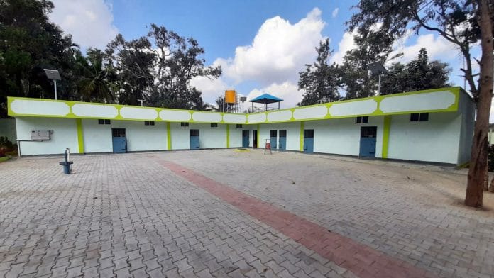 A view of the foreign detention centre for the illegal immigrants, near Sondekoppa village in Bengaluru on Tuesday. | ANI