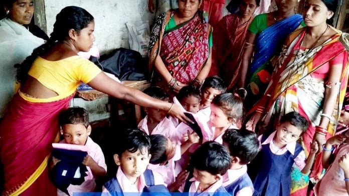 Representational image of anganwadi workers and children | Photo: Commons