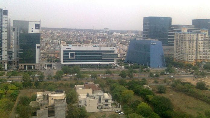 Gurugram skyline