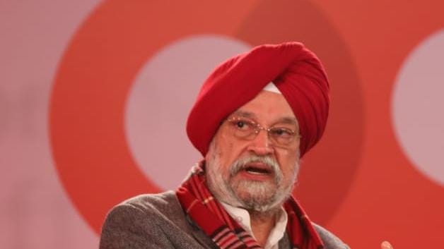 File photo of Union minister Hardeep Singh Puri