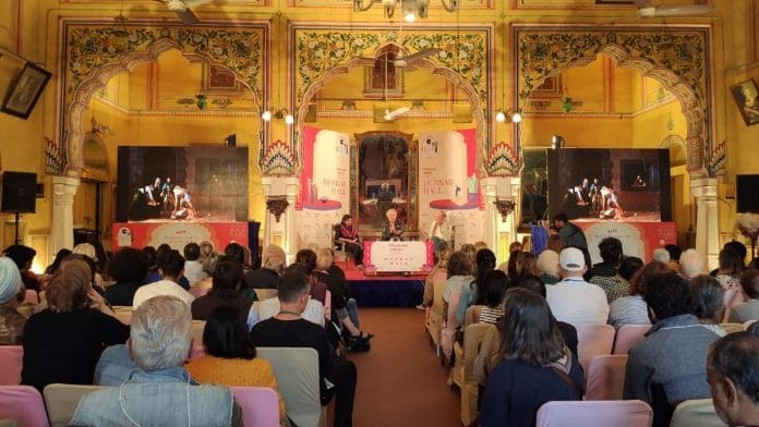 Diggi Palace’s manicured lawns, sunny courtyards and open verandas have become synonymous with the JLF