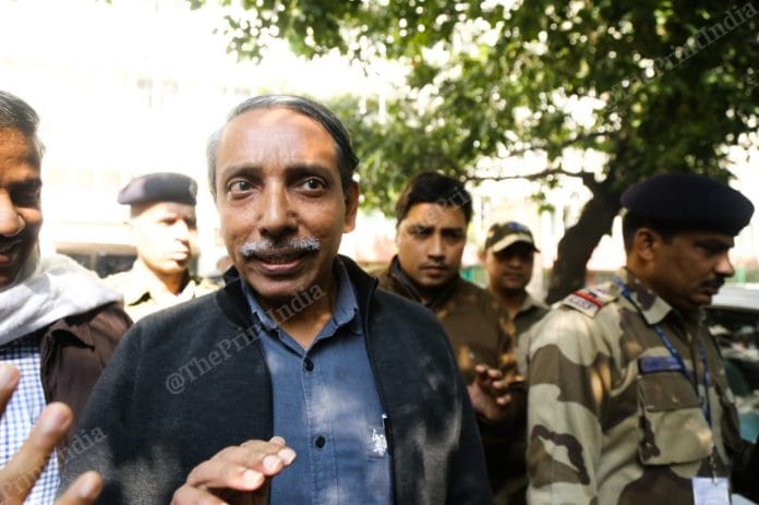 JNU VC M. Jagadesh Kumar in Shashtri Bhawan, New Delhi | Manisha Mondal | ThePrint
