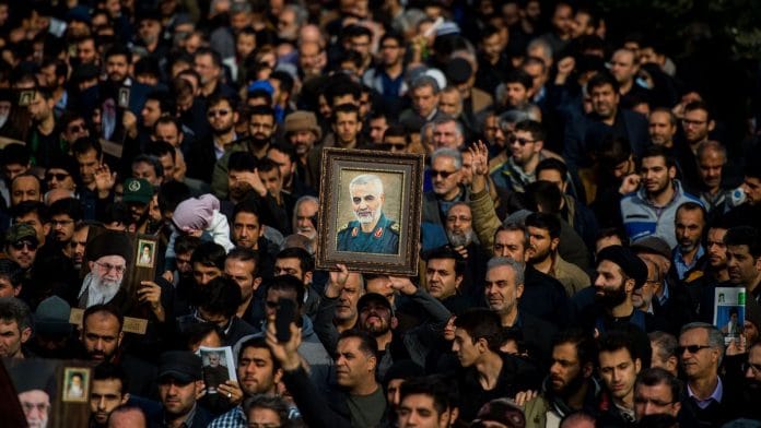 Iranians protest against Qassem Soleimani's killing