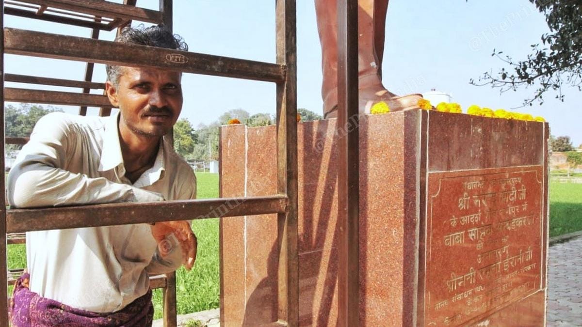 Santosh Kumar in Nagepur village, Varanasi district, Uttar Pradesh