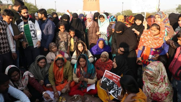 An anti-CAA campaign in Uttar Pradesh