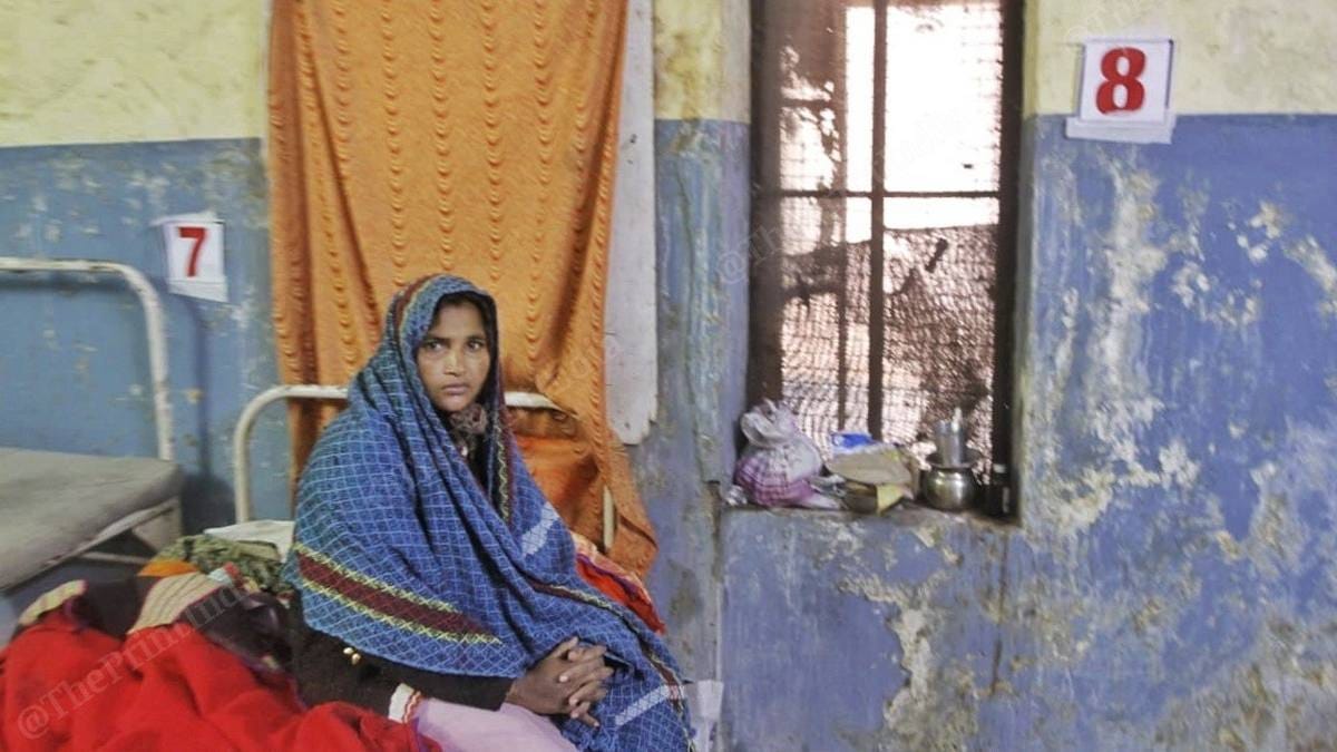 Kalawati at her ward in the JK Lon Hospital. | Photo: Praveen Jain/ThePrint