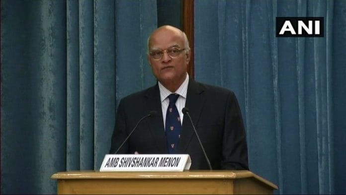 Former NSA Shivshankar Menon | Twitter: @ANI
