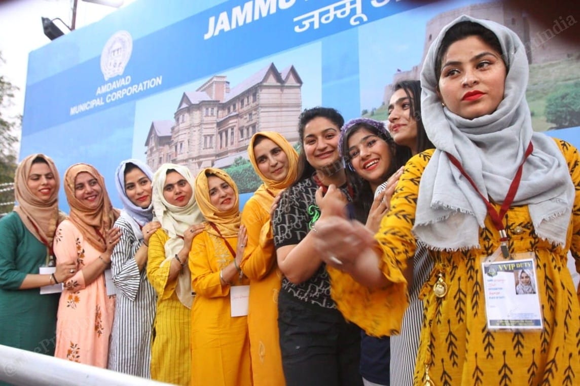 Artists from Kashmir showcase their performance | Photo: Praveen Jain | ThePrint