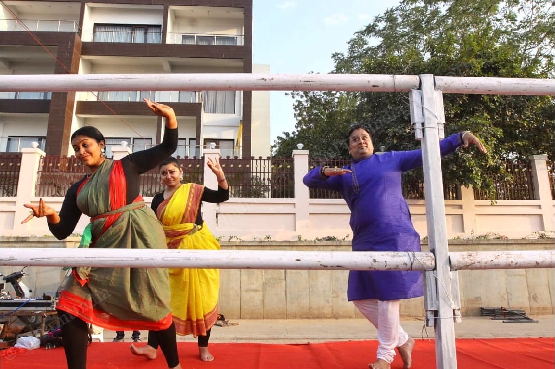 Native artists of Odisha perform Odissi | Photo: Praveen Jain | ThePrint
