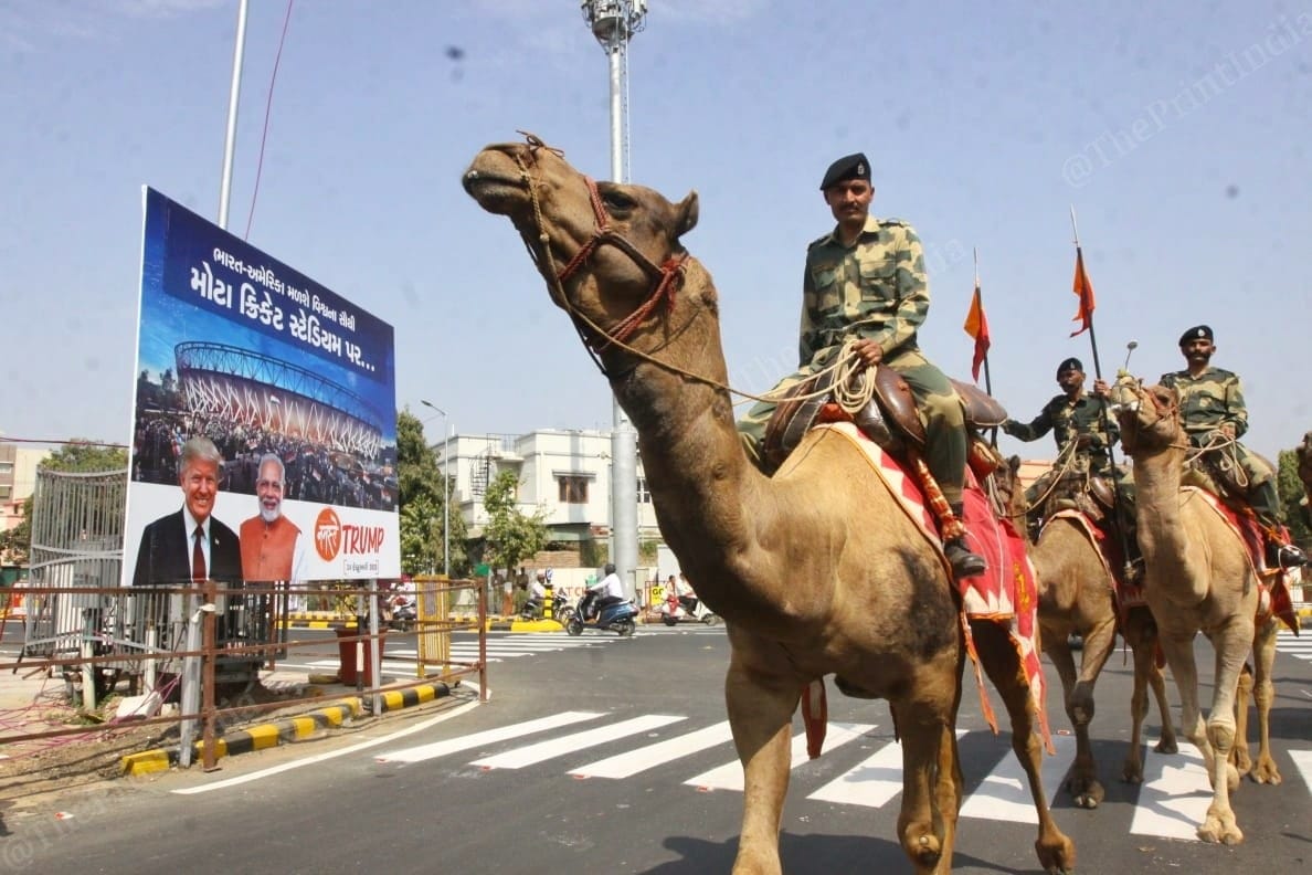 Over 10,000 police personnel, besides officials of the United States Secret Service, and personnel of the National Security Guards and the Special Protection Group have been deployed for the high profile visit.| Photo: Praveen Jain | ThePrint