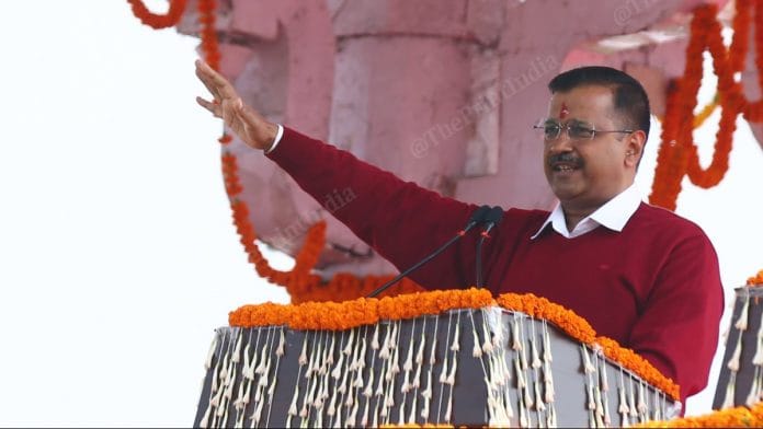 AAP chief and Delhi's incumbent CM Arvind Kejriwal | Photo: Suraj Singh Bisht | ThePrint