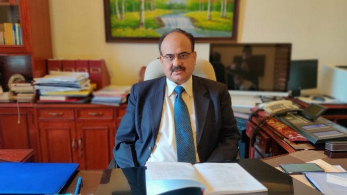 Revenue Secretary Ajay Bhushan Pandey | Photo: Sajid Ali | ThePrint