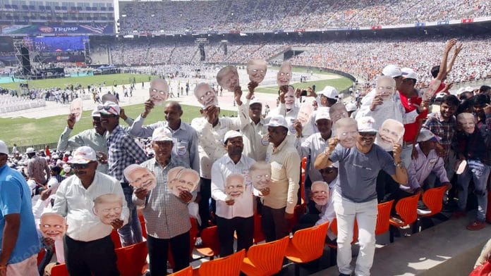 Motera Stadium ahead of US President Donald Trump's visit | Photo: Praveen Jain | ThePrint