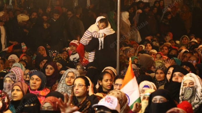 Anti-CAA protest at Shaheen Bagh in Delhi