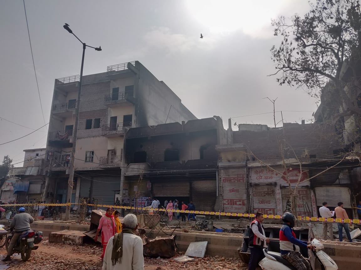 AAP councillor Tahir Hussain's house | Photo: Fatima Khan | ThePrint