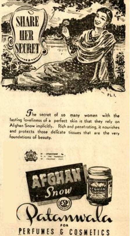 An advertisement for Afghan Snow | petalsesp.com