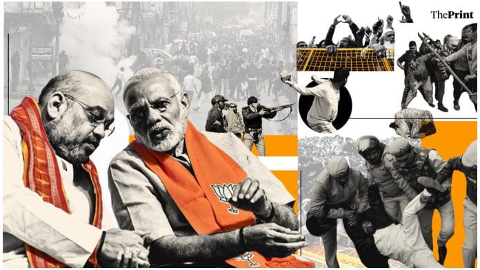 8 people have been killed & 100 injured in northeast Delhi as violence gripped Jaffrabad, Maujpur, Babarpur & Gokulpuri Sunday after anti & pro-CAA groups clashed.