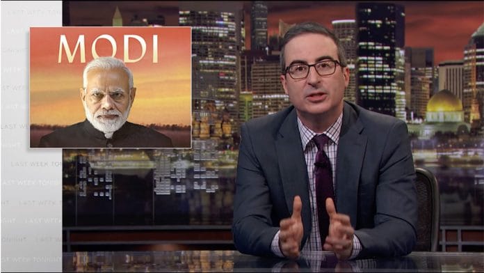 Comedian John Oliver's latest episode of 'Last Week Tonight' | Youtube screengrab