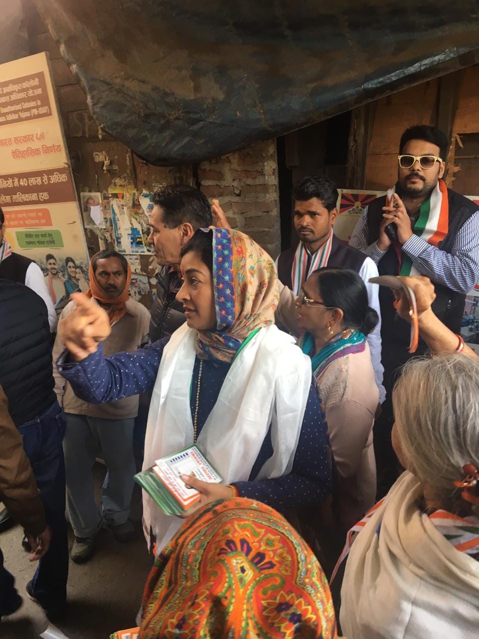 Alka Lamba campaigning in her constituency | Photo: Aneesha Bedi | ThePrint
