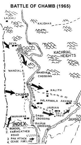 Pak 7 Div + 2 Tank regt attack in Chamb sector. | Photo: By special arrangement