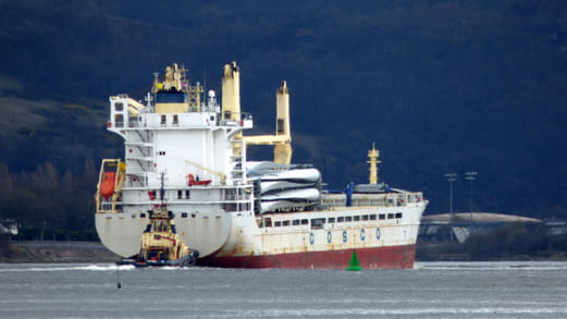 File image of the Chinese ship Dai Cui Yun