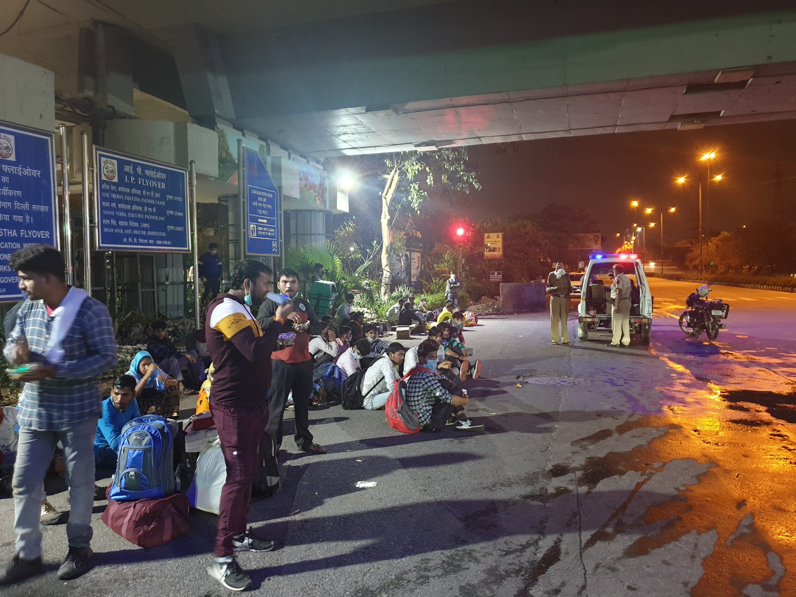 The crowd waits for the food to be distributed | Photo: Y.P. Rajesh | ThePrint