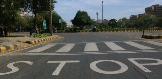 New Delhi in a lockdown due to coronavirus pandemic | Manisha Mondal | ThePrint