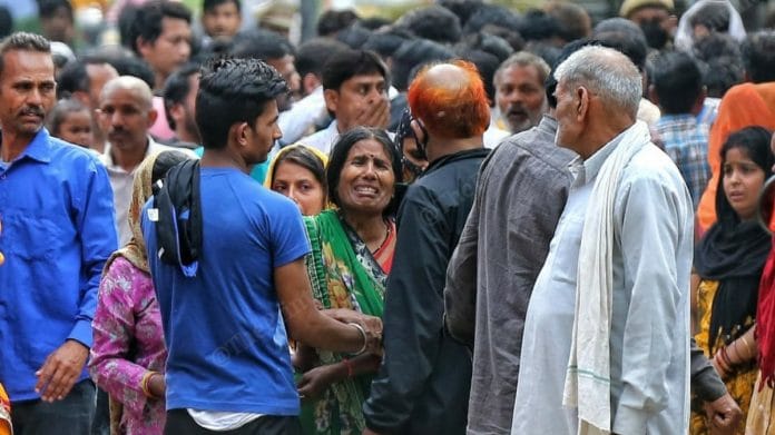 At Ravidas Camp in New Delhi
