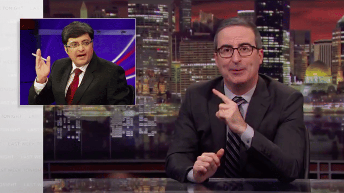 Comedian John Oliver's latest episode of 'Last Week Tonight' | Twitter